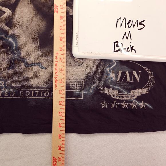 Boohoo Man Worldwide Short Sleeve Graphic T Shirt Adult Mens Size M Black - Picture 8 of 9